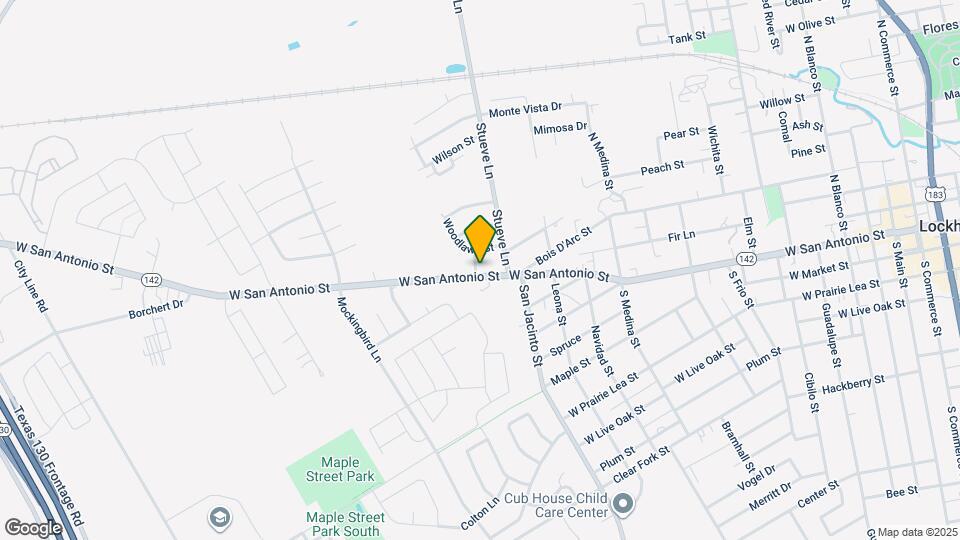 1319 W San Antonio St Map and Location Details