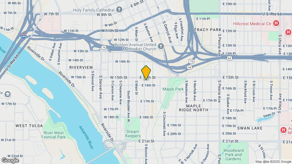 1511 S Baltimore Ave Map and Location Details