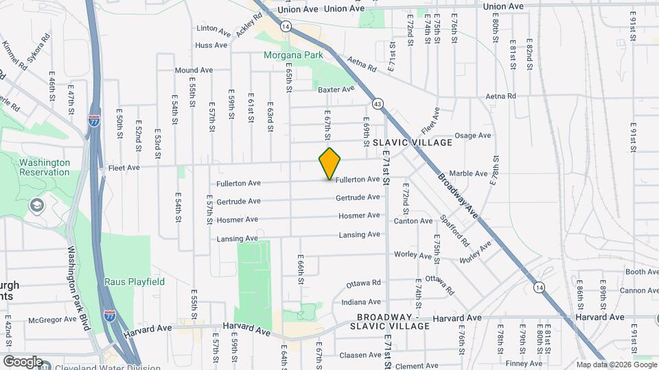 6712 Fullerton Ave Map and Location Details