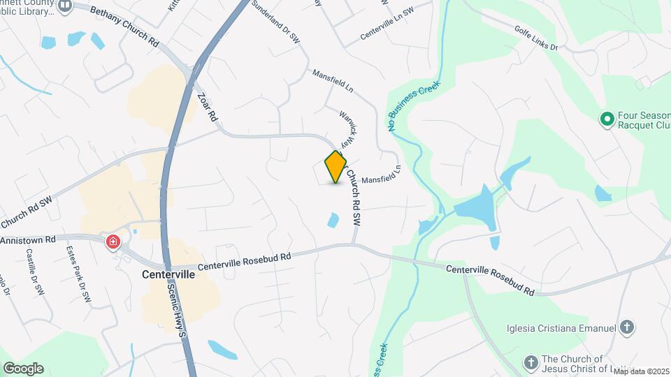 3725 Warwick Way Mapa y Detalles de la Ubicación