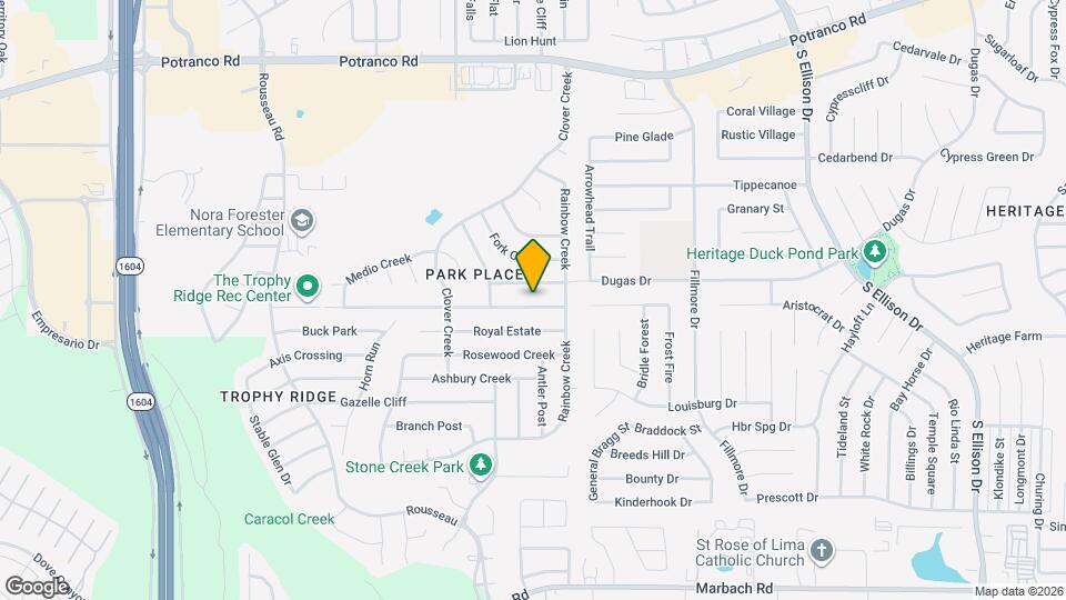 10331 Manor Creek Map and Location Details