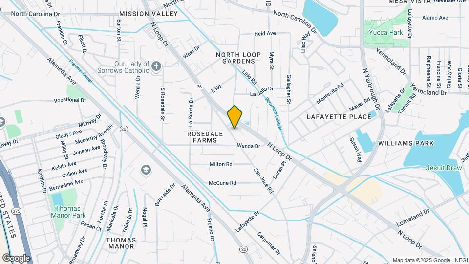 7863 San Jose Rd Map and Location Details