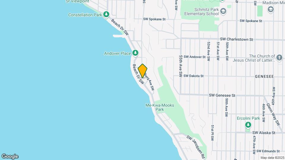 4150 Beach Dr SW Map and Location Details