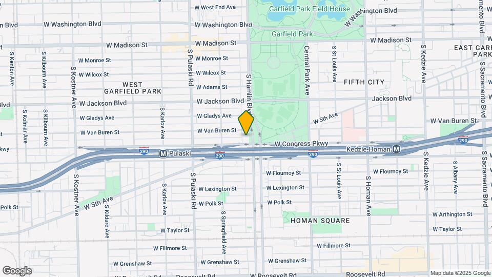 410 S Hamlin Blvd Map and Location Details
