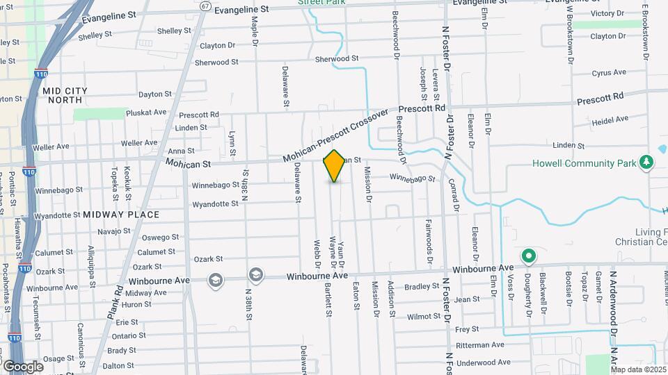 3754 Wayne Dr Map and Location Details