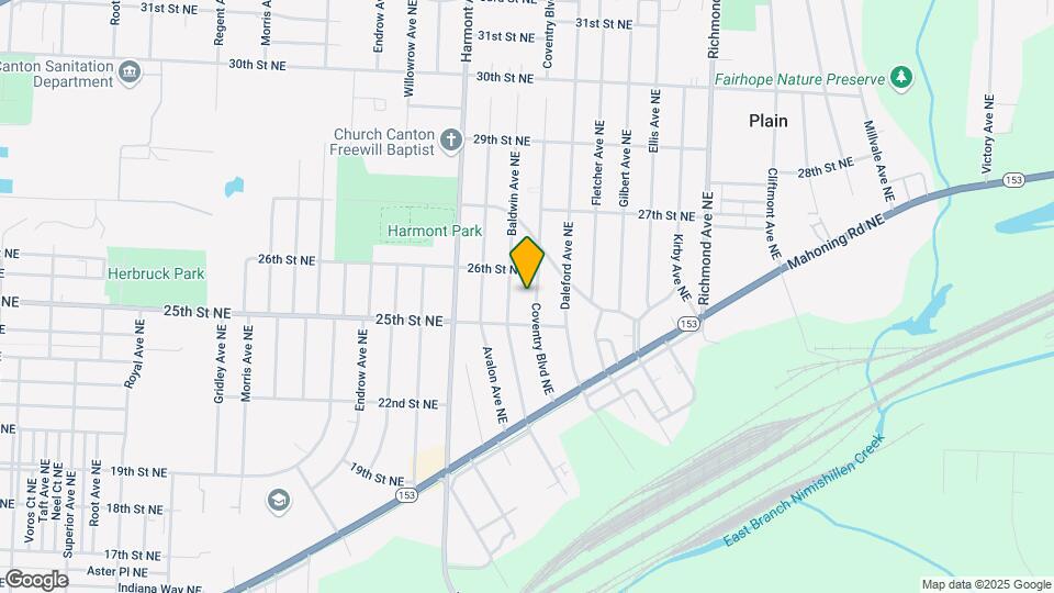 2527 Coventry Blvd NE Mapa y Detalles de la Ubicación