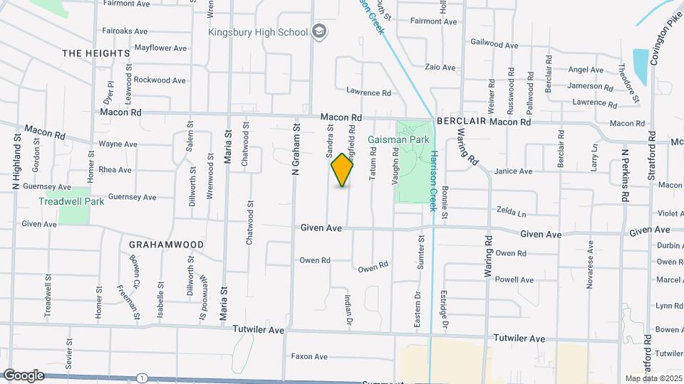 989 Wingfield Rd Map and Location Details