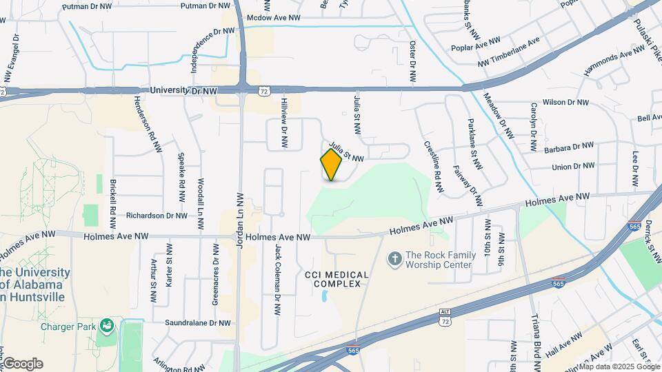 3621 N Crestview Dr NW Map and Location Details