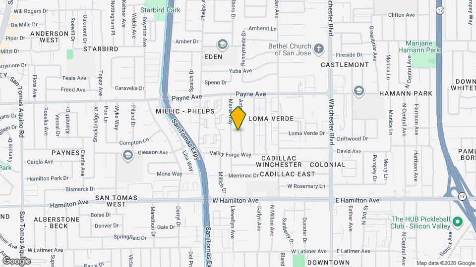 1405 Antonio Ln Map and Location Details