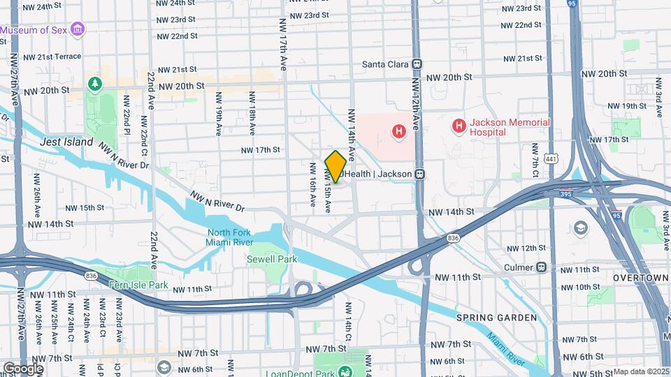 1484 NW 15th St-Unit -5 Map and Location Details