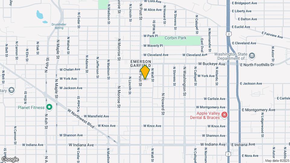 723 W Jackson Ave Map and Location Details