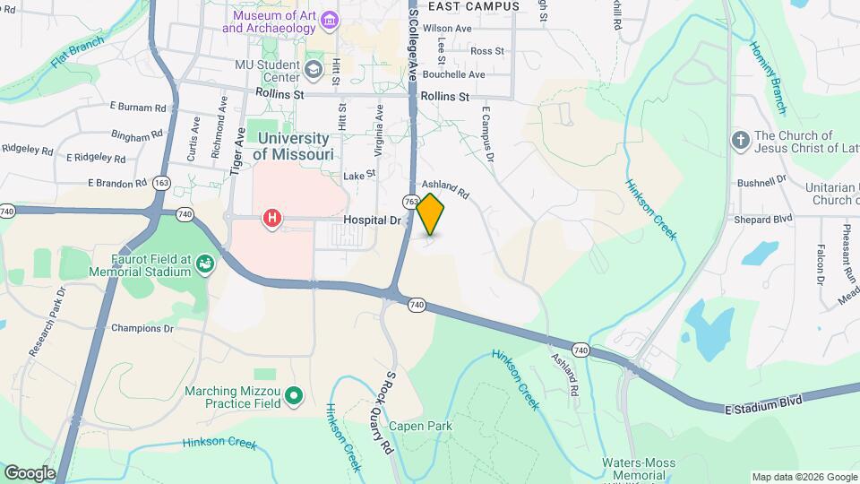 1030 Southpark Dr Map and Location Details