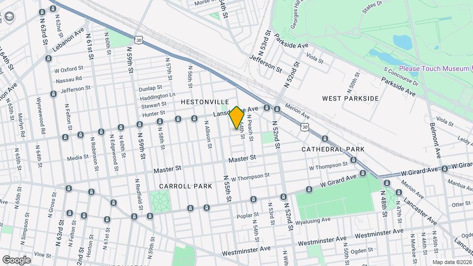 5415 Media St Map and Location Details