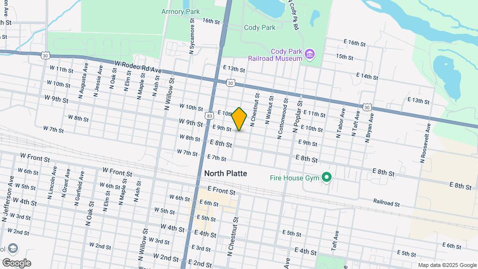 302 E 9th St Map and Location Details