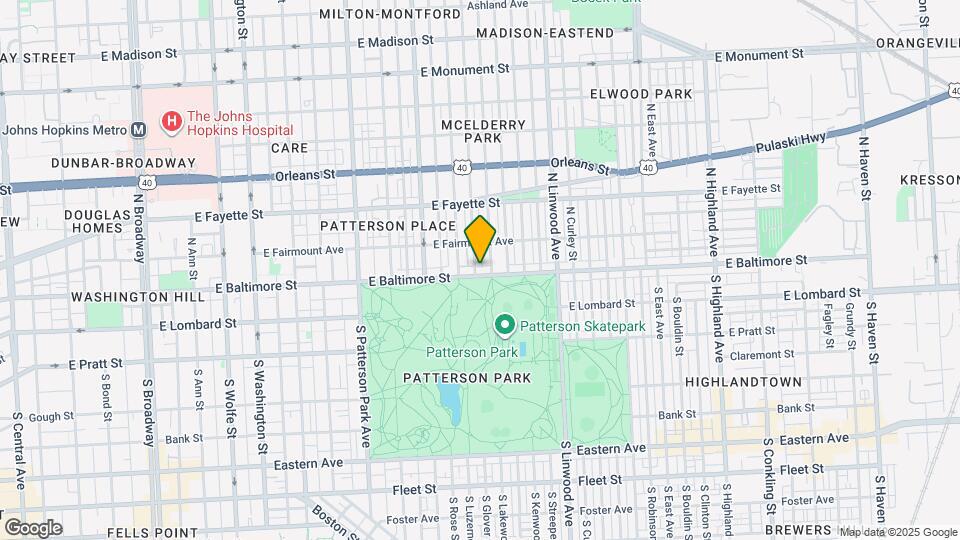 2630 E Baltimore St Map and Location Details