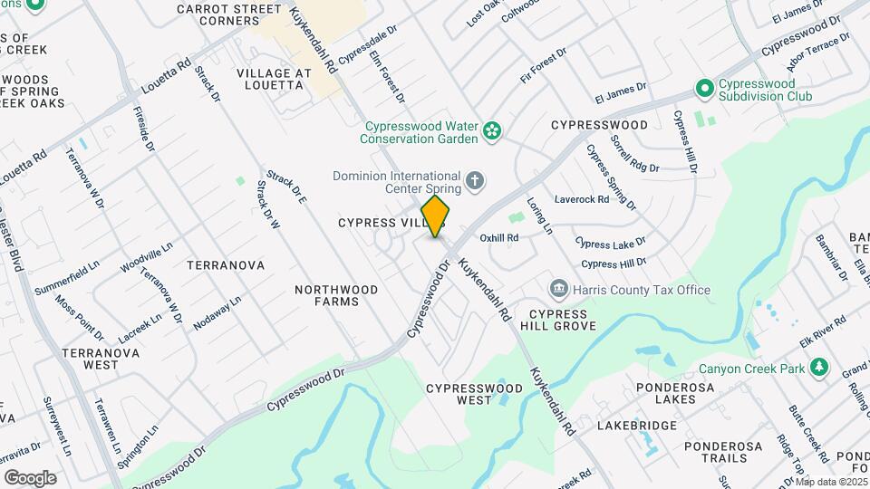 4500 Cypresswood Dr Map and Location Details