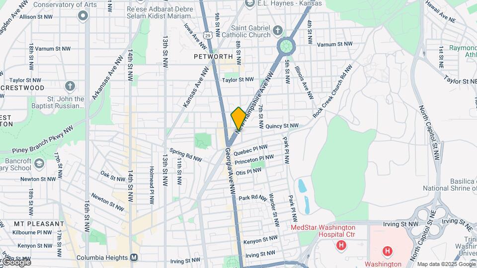 3729 New Hampshire Ave NW Map and Location Details