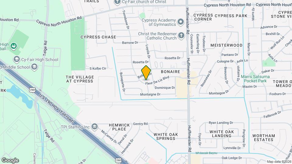 14114 Fleur De Lis Blvd Mapa y Detalles de la Ubicación