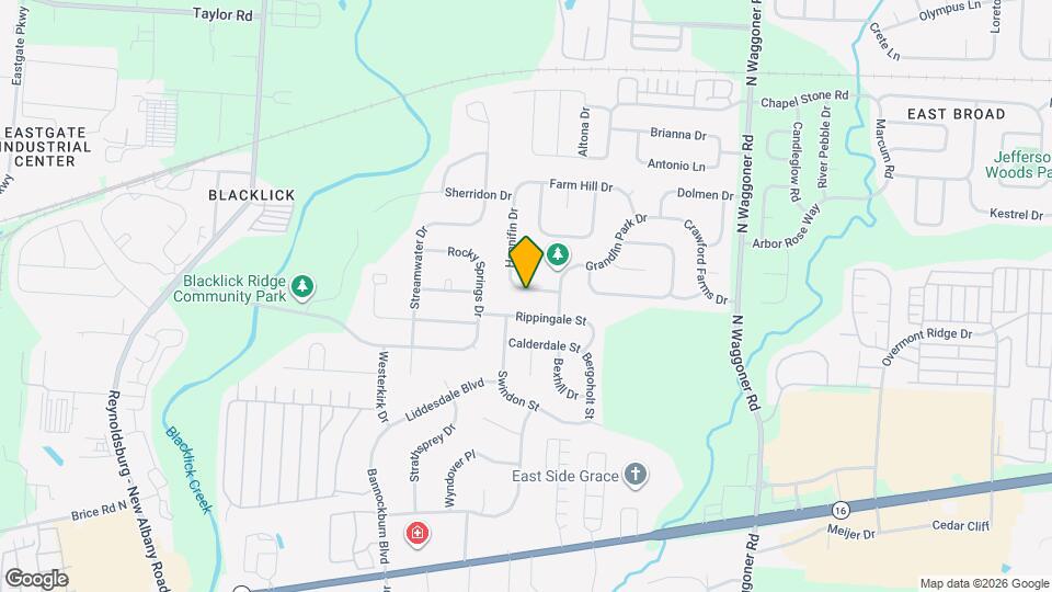 7693 Brunfield Dr Map and Location Details