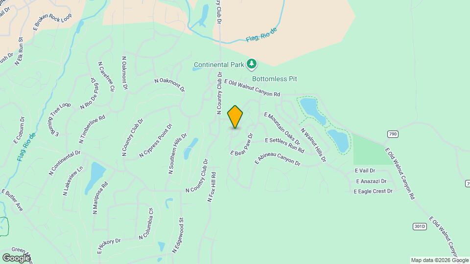 2605 N Pinon Ridge Dr, Unit 573 Map and Location Details