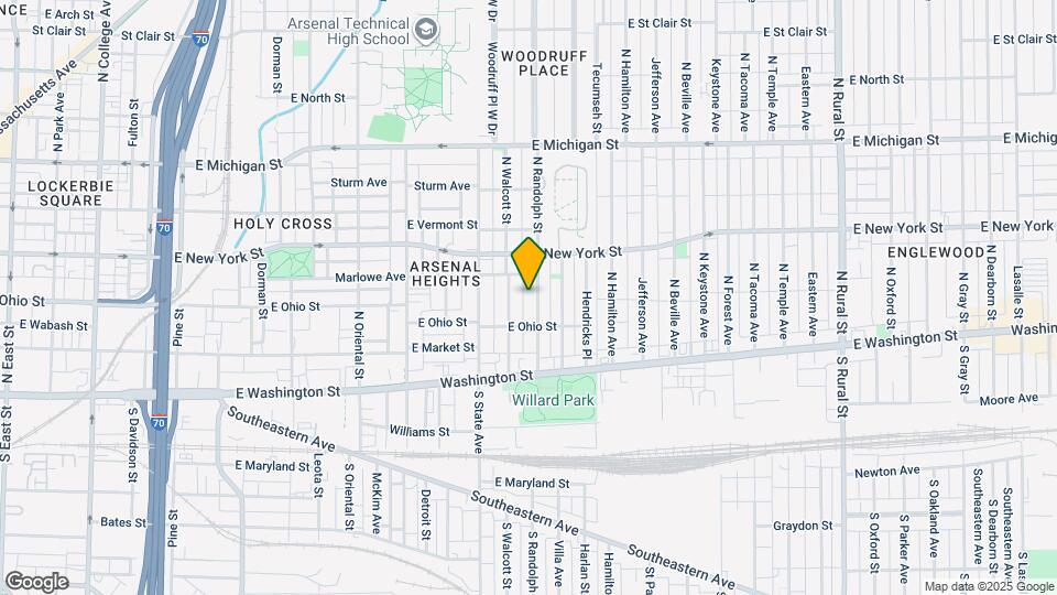 226 N Randolph St Map and Location Details
