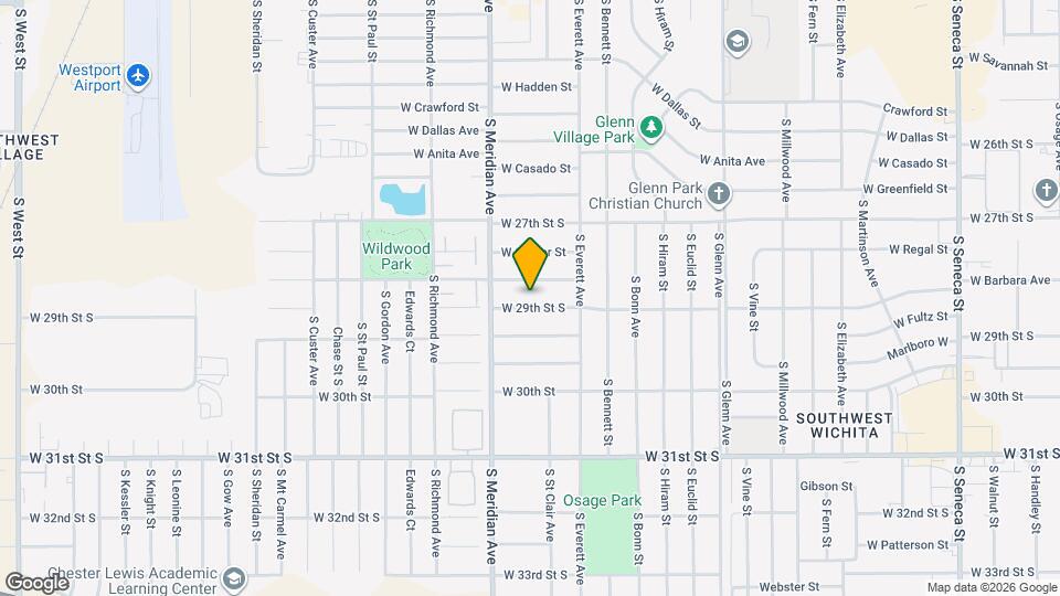 2322 W 29th St S Map and Location Details