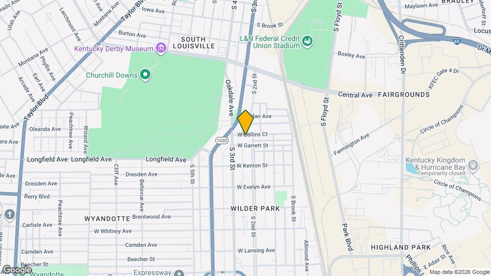 210 1/2 W Collins Ct Map and Location Details