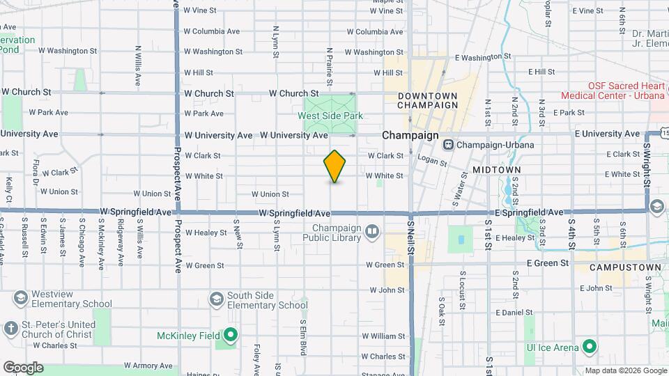 Prairie Townhomes Map and Location Details