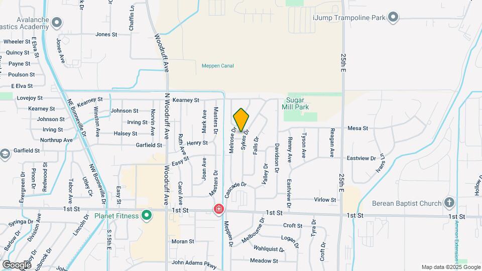 613 Sykes Dr Map and Location Details