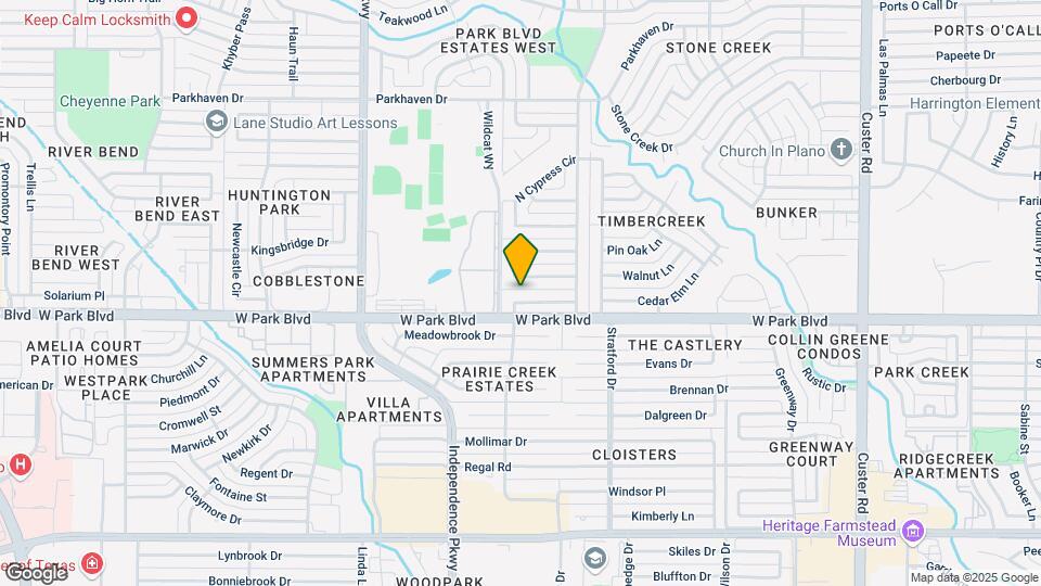 2733 Leameadow Dr Map and Location Details