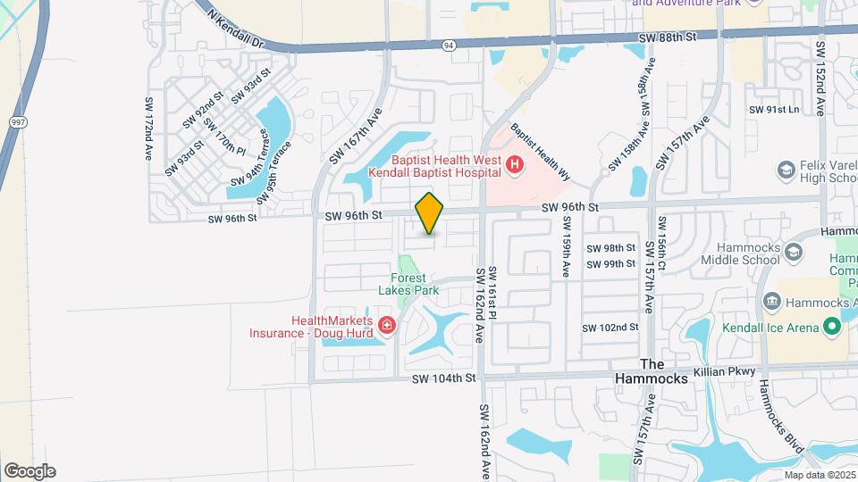 16314 SW 97th St Map and Location Details