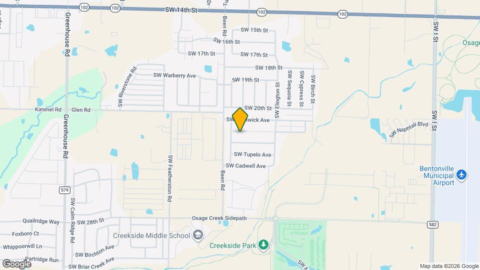 2501 SW Montana Ave Map and Location Details