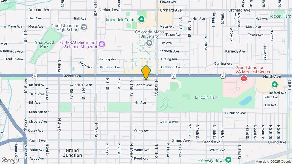 1102 Belford Ave Map and Location Details