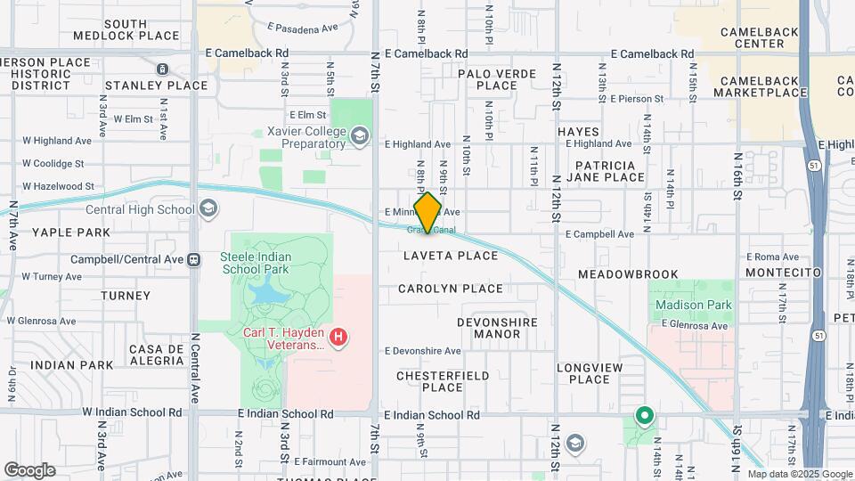 900 E Roma Ave Map and Location Details