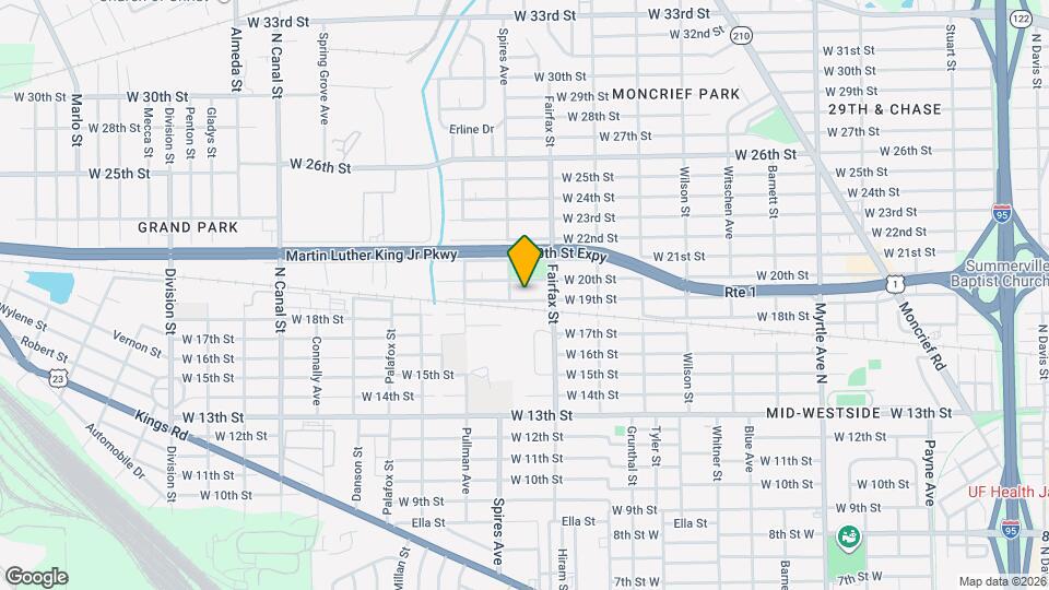 1845 W 19th St Map and Location Details