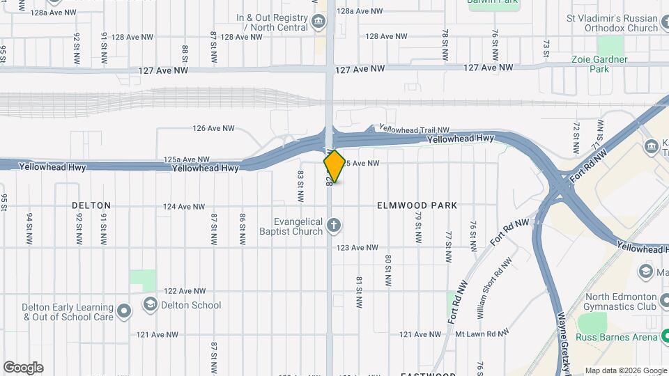 12421 82 St NW Map and Location Details