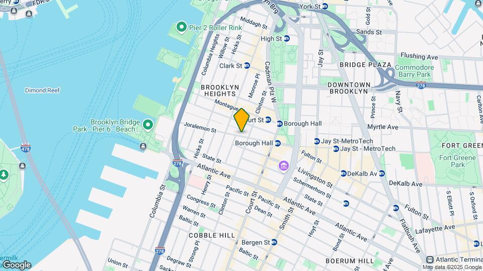 141 Joralemon St Map and Location Details