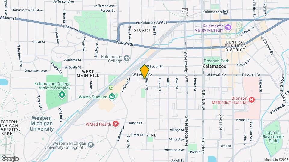 420 Davis St Map and Location Details