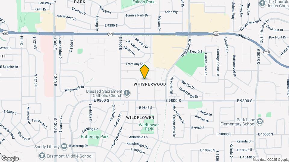 1814 Whisperwood Cir Map and Location Details
