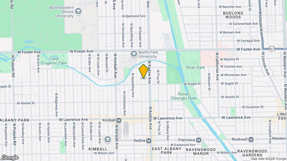 5017 N Sawyer Ave Map and Location Details