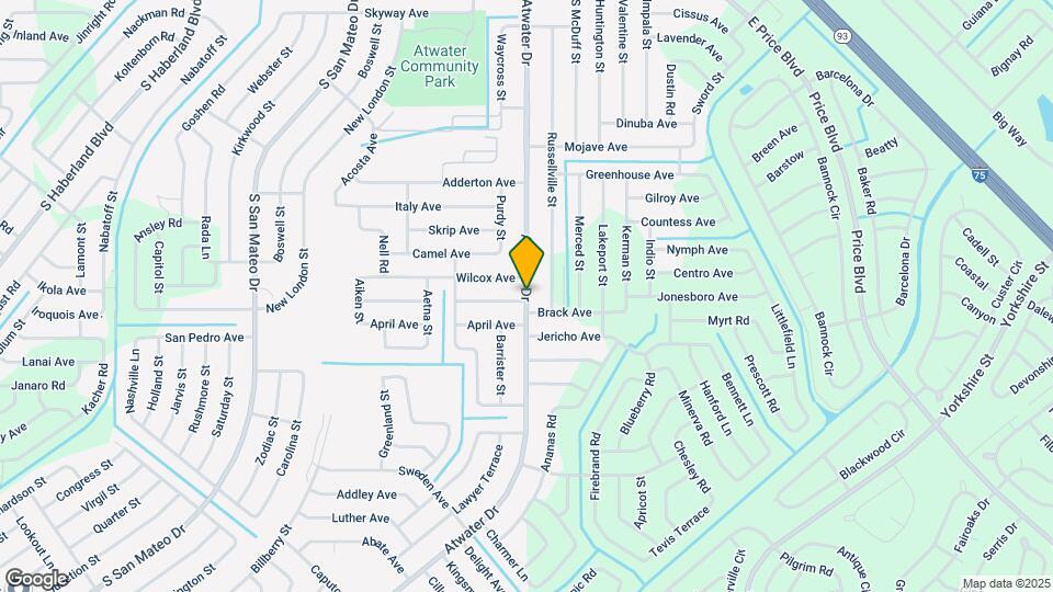 1876 Atwater Dr Map and Location Details