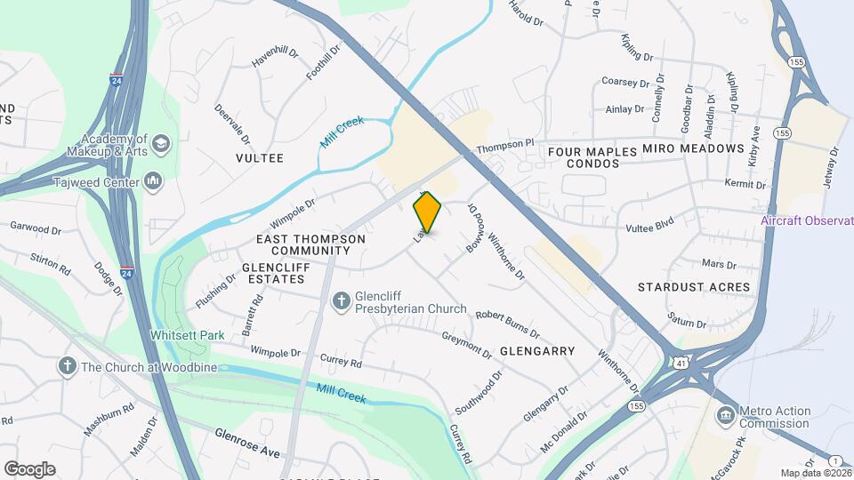 316 Lawndale Dr Map and Location Details