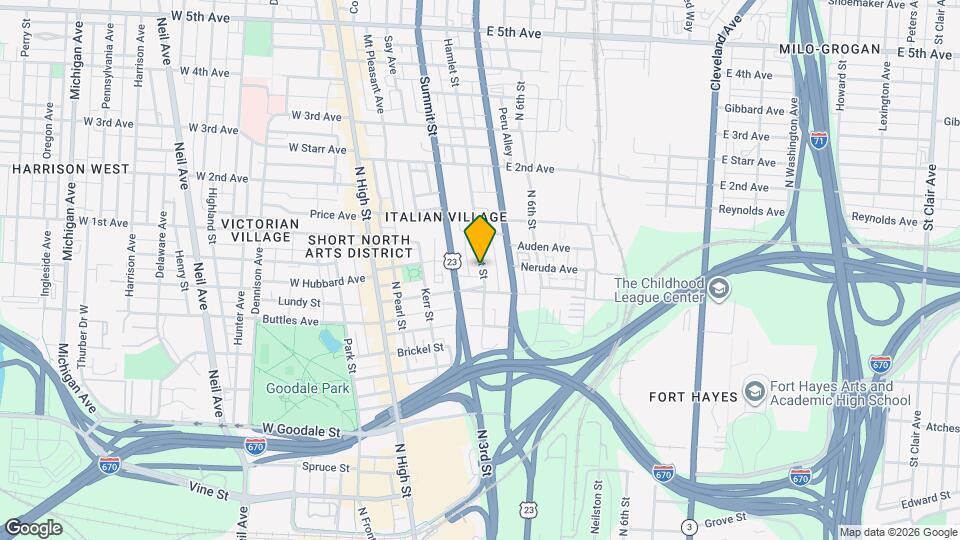 789 Hamlet St Map and Location Details