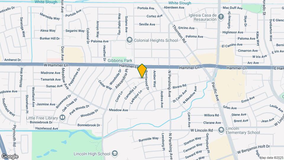 7725 Brentwood Dr Map and Location Details