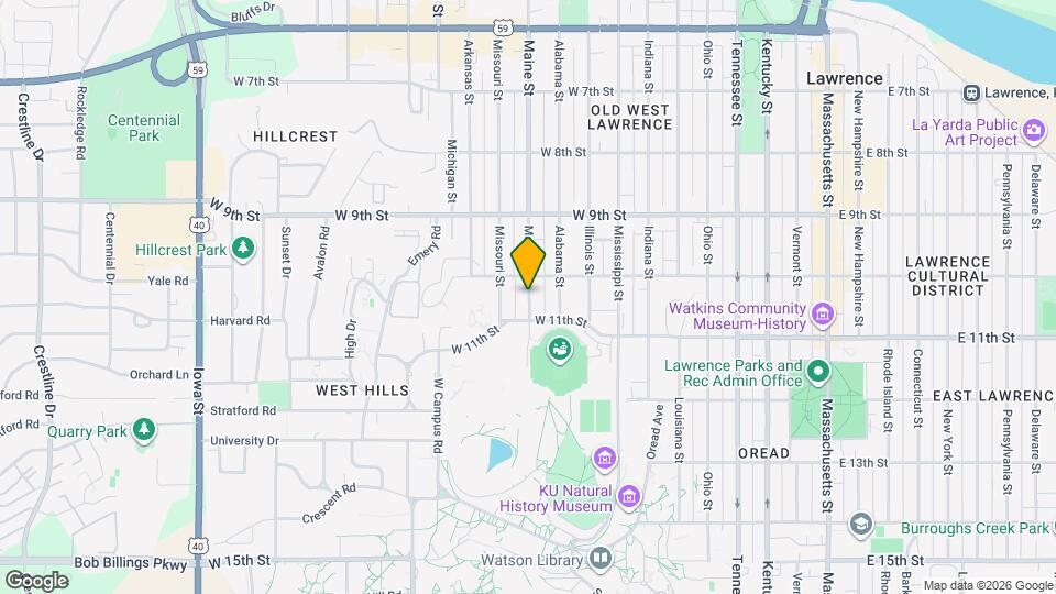 1016 Maine St Map and Location Details