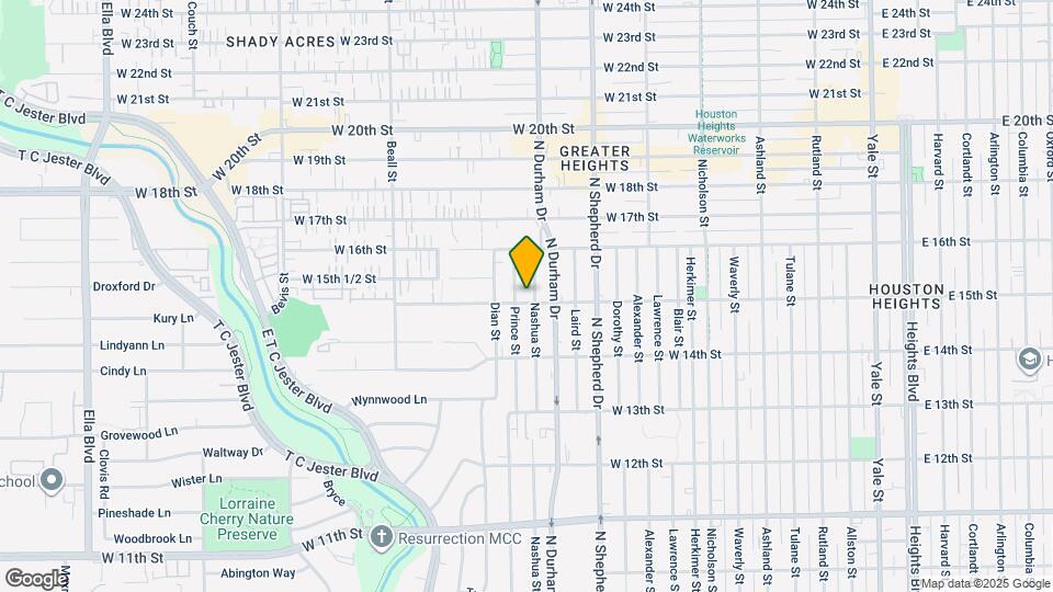1609 W 15th St Map and Location Details