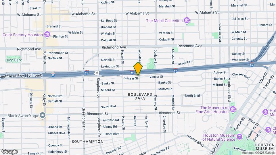 1806 Vassar St Map and Location Details