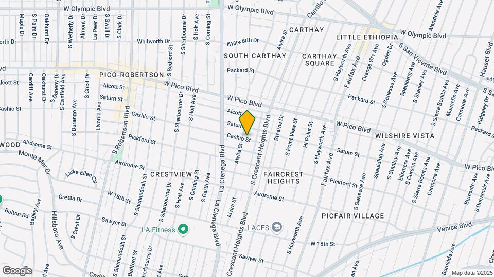 6089 1/4 Cashio St, Unit Duplex 1 quarter Map and Location Details