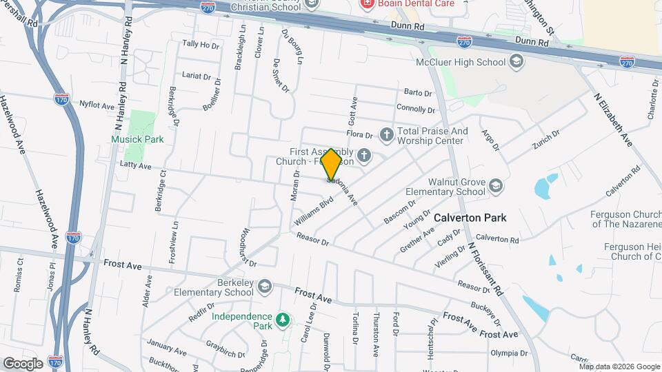 222 Sadonia Ave Mapa y Detalles de la Ubicación