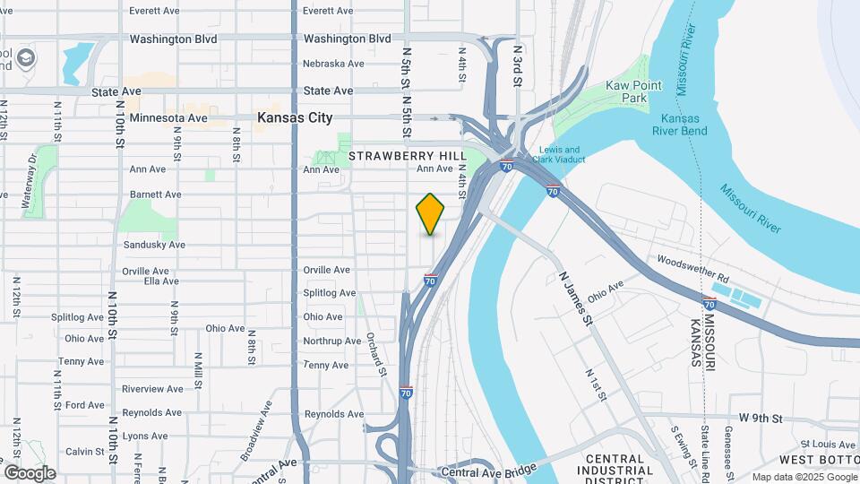 422 N Thompson St Map and Location Details